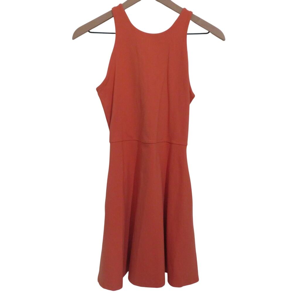 Athleta Womens Small Soft Persimmon Conscious Dress Mini Dress Pockets